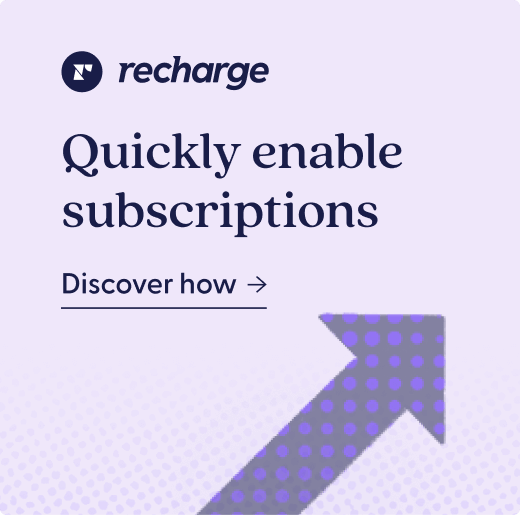 Discover how Recharge quickly enables subscriptions