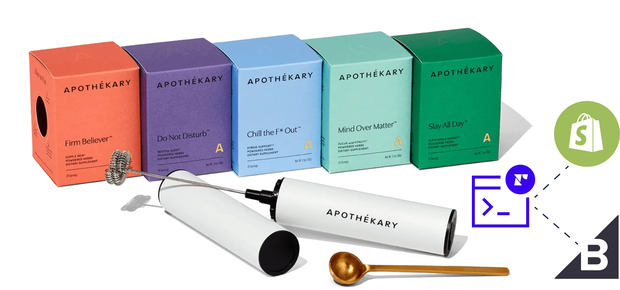 Group of Apothékary products