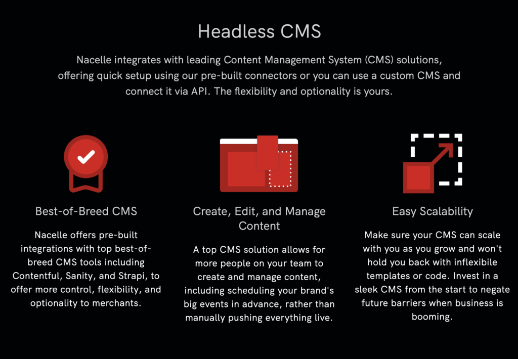 Headless CMS with Nacelle
