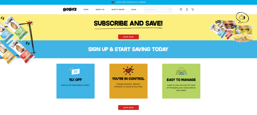 How to write the best subscription landing page - Bobos