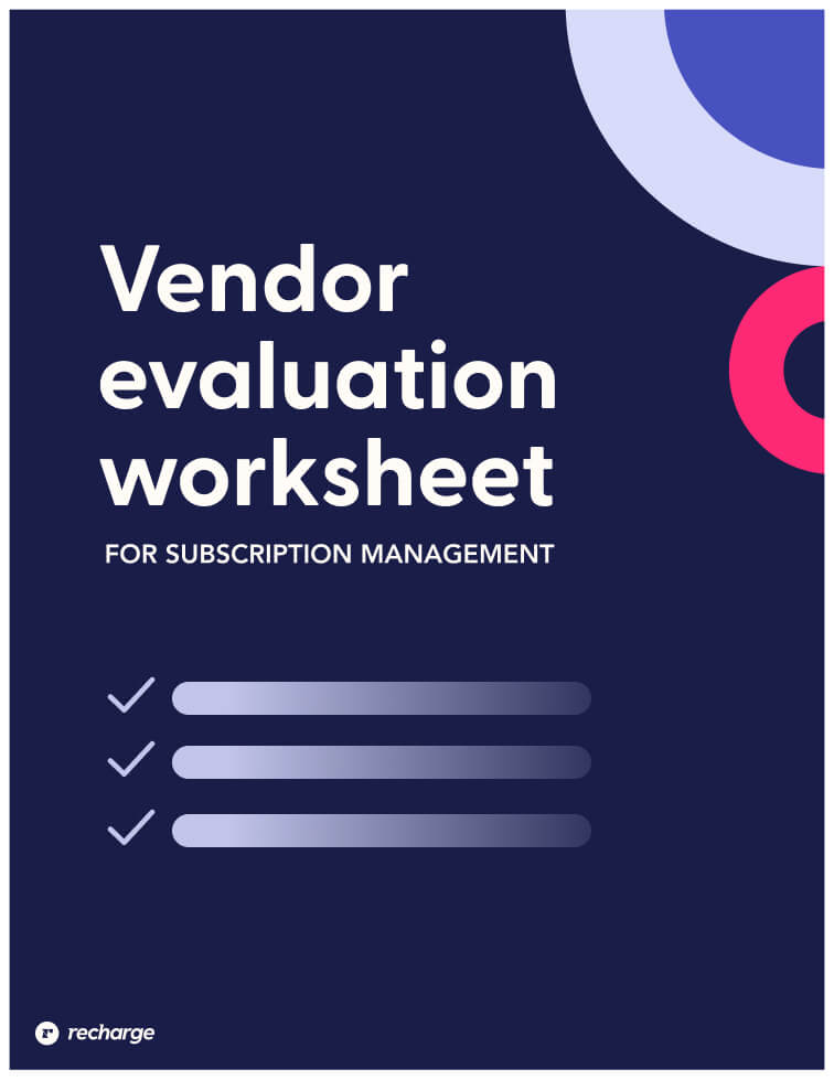 Vendor Evaluation Cover