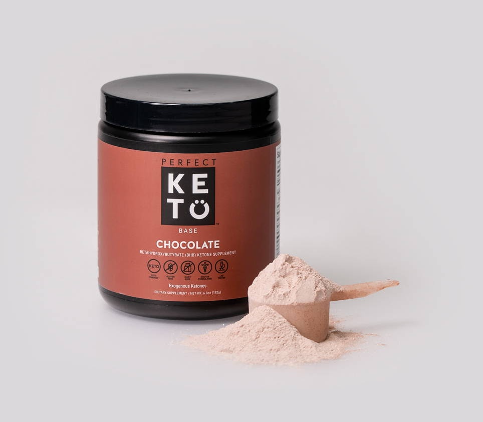 Perfect Keto's Exogenous Ketone Base subscription powered by Recharge