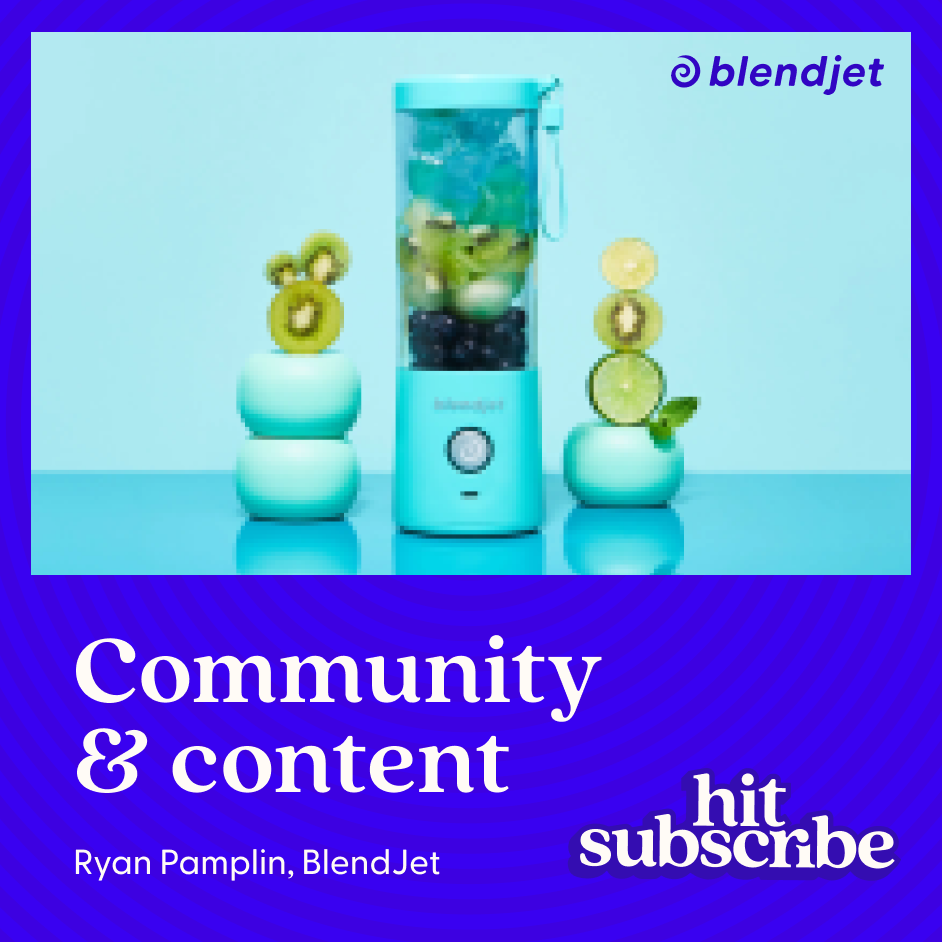 Example subscription advert for Blendjet