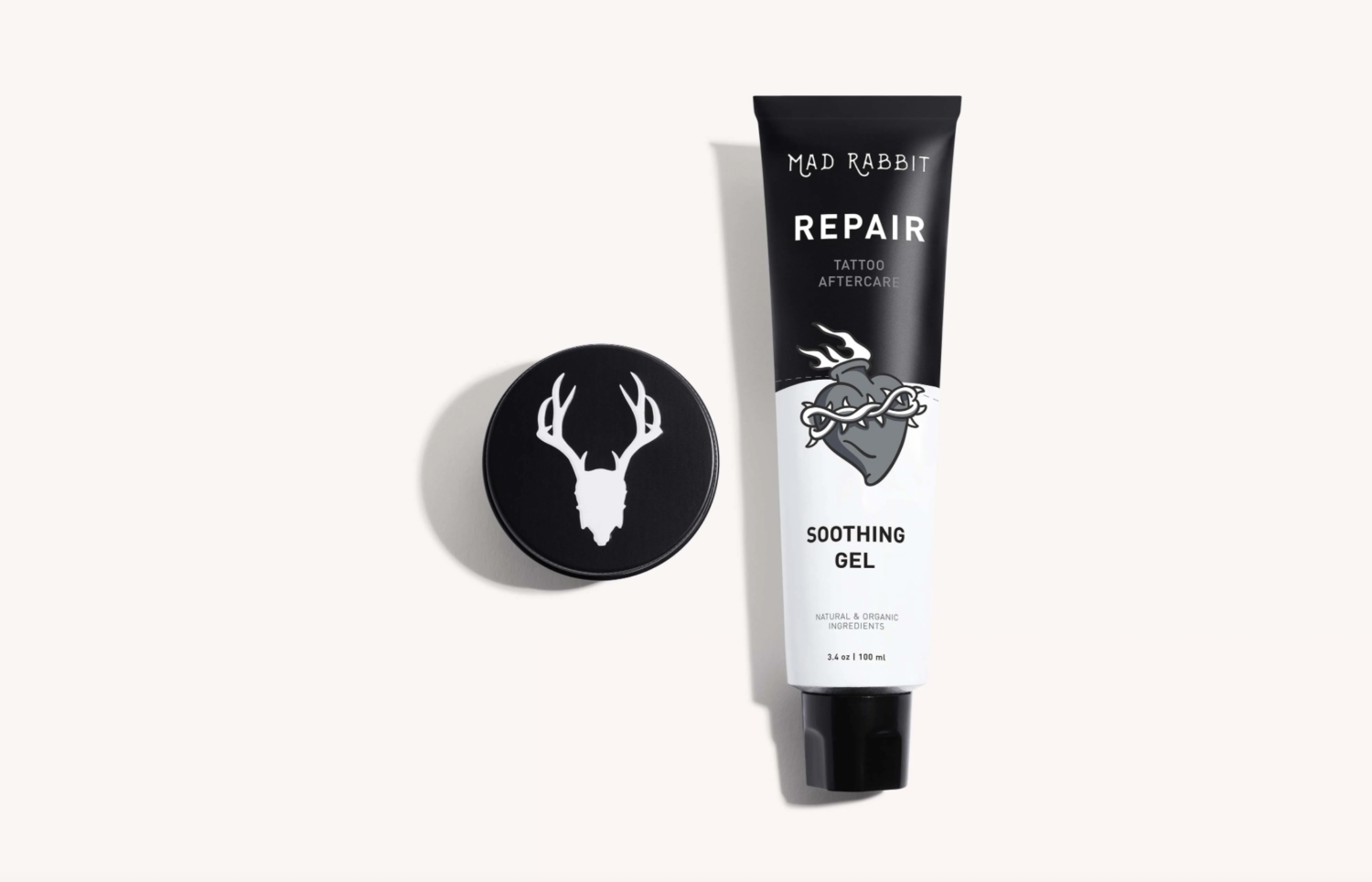 Mad Rabbit soothing gel for tattoo aftercare