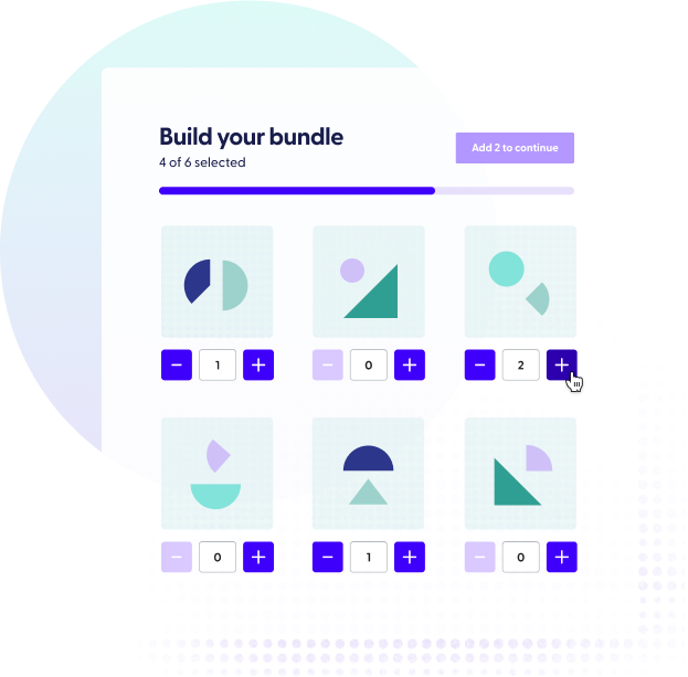 Build your bundle with different options