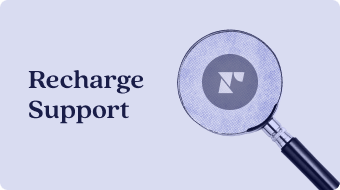 Recharge Support cover art in the Merchant HQ
