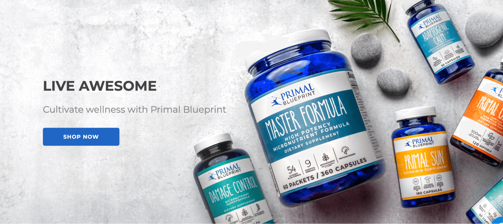Primal Blueprint offers a variety of supplements. 