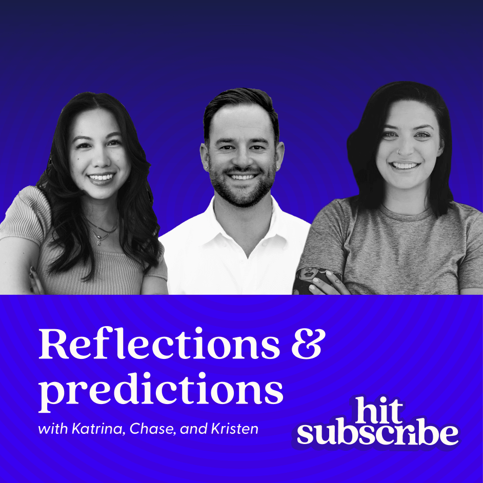 Reflections & Predictions Hit Subscribe podcast cover