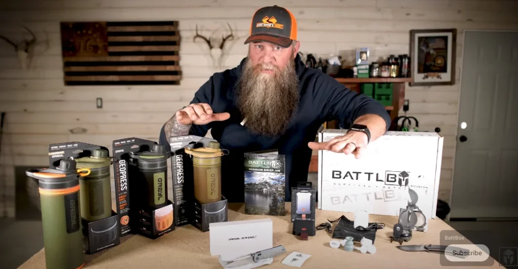 Battlbox shares the contents of each of their boxes on their YouTube channel, where they extend their brand identity and cultivate community.